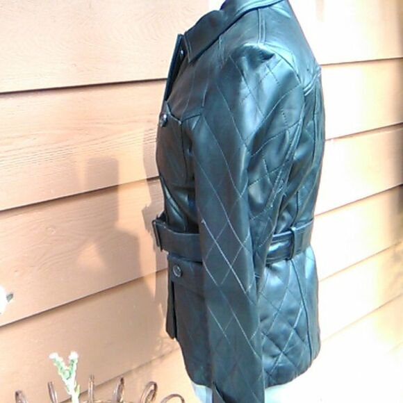 Robert Phillipe Lambskin Black Leather Jacket - Picture 4 of 14